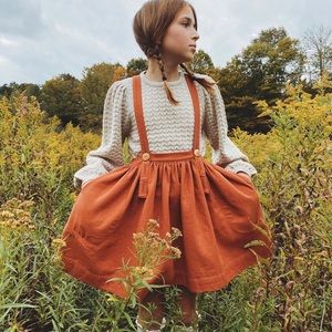 Soor Ploom Mavis skirt in Sequoia size 5yr